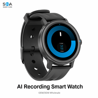 Reloj Inteligente con Grabador de Voz IA, Pantalla AMOLED de 1.32 Pulgadas, Reloj con Función de Llamadas para Notas de Reuniones y Negocios, Venta al Por Mayor