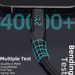 <span class=keywords><strong>C</strong></span>âble OEM de marque pour écran LED, 27W, <span class=keywords><strong>USB</strong></span>-<span class=keywords><strong>C</strong></span> vers 8 broches, protocole QC 3.0 PD, <span class=keywords><strong>c</strong></span>âble de données en cuivre pour téléphone portable iPhone 14 13 - Product Image 3