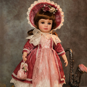 Muñeca de Moda de Bambú, Juguete de Dibujos Animados, Muñeca de Porcelana Realista y Linda, Material Cerámico, 18 Pulgadas, para Mayores de 14 Años - Product Image 2