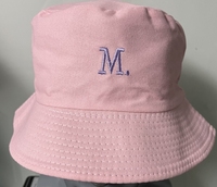 Topi Bucket Polos untuk Wanita Pria Katun Musim Panas Pantai Memancing Topi Merek Pribadi Label Bordir Logo Solid Pelindung Matahari Luar Ruangan
