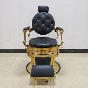 Güzellik salonu mobilyası antika berber koltuğu kuaför Recliner kuaför berber koltuk ekipmanı makinesi - Product Image 3