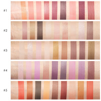 Palette de fards à paupières mats imperméables neuf couleurs transfrontalière, collection été, teinte terre, beauté haut de gamme