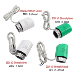 Tête d'actionneur thermique électrique 230V NO NC pour thermostat, collecteur, chauffage par le sol, <span class=keywords><strong>radiateur</strong></span>, normalement ouvert, fermé - Product Image 4