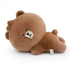 LINE FRIENDS tummy brown bear doris rabbit doll Sally peluche