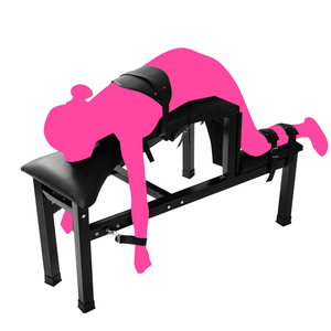 BANSEY Banco de sujeción de acero al carbono de alta resistencia para arrodillarse, Silla de bondage, Muebles de bondage para adultos 117cm - Product Image 1