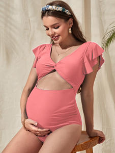 PASUXI Offre Spéciale Femmes Maternité <span class=keywords><strong>Volant</strong></span> Floral <span class=keywords><strong>À</strong></span> Volants Grossesse <span class=keywords><strong>Maillot</strong></span> <span class=keywords><strong>De</strong></span> <span class=keywords><strong>Bain</strong></span> Hors Épaule <span class=keywords><strong>Maillot</strong></span> <span class=keywords><strong>De</strong></span> <span class=keywords><strong>Bain</strong></span> Une Pièce - Product Image 2