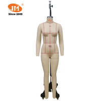 Gran oferta, maniquí femenino, Torso de cuerpo completo, cubierta de tela, tamaño 38, costura sin cabeza, pantalla a medida, diseño de ropa, lona, fibra de vidrio