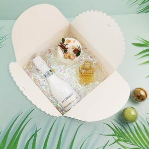 <b>White</b> ribbon cover and satin ribbon <b>gift</b> <b>box</b>, customizable according to needs - Product Image 2