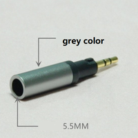 Prise stéréo plaquée or de 2.5mm pour AUSTRIAN AUDIO HI-X15 X55 X60 X65