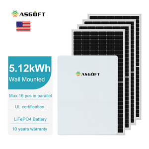 แบตเตอรี่เยอรมัน Stock 100ah Lifepo4 51.2v 100ah 5kwh ระบบกักเก็บพลังงานแสงอาทิตย์ สามารถต่อพ่วงได้ 200ah/10kwh รองรับมาตรฐาน EU/USA ระบบไฮบริด CAN - Product Image 2