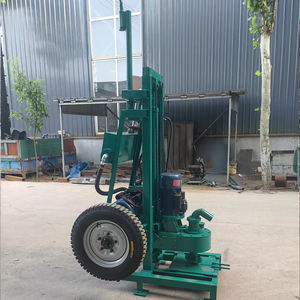 China Verkoop Wiel Tractie Draagbare Mini Ondiep Boorgat Roterende Waterput Boorinstallatie Met Modderpomp - Product Image 2