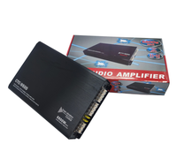 Amplificateur de voiture OEM 4 canaux en aluminium classe AB lecteur multimédia audio avec combinaison d'amplificateur de puissance basse et crossovers