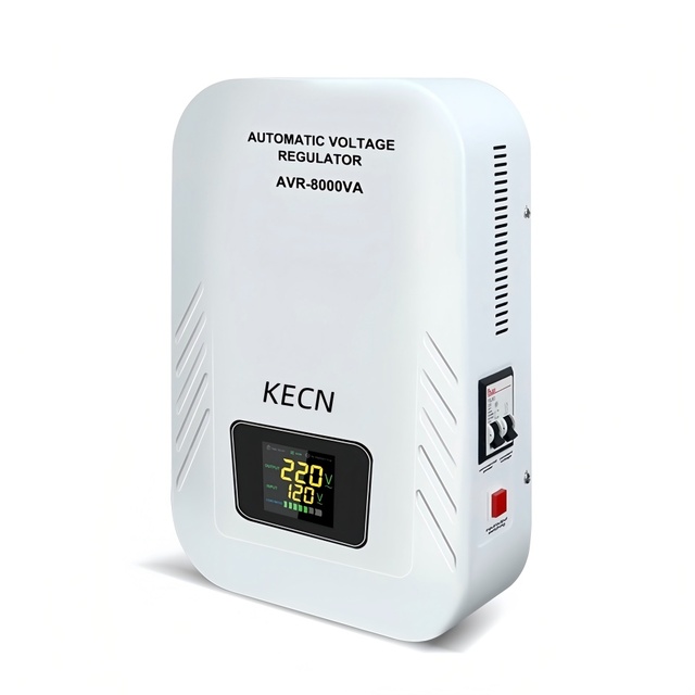2KVA Electronic Automatic Smart Voltage Stabilizer for Home Use 220V AC Adjustable 3KW/5KVA for Refrigerator & Air Conditioner
