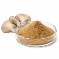 Poudre d'extrait de pleurote de qualité supérieure, 10 % de polysaccharides, poudre de Pleurotus Ostreatus pour applications alimentaires