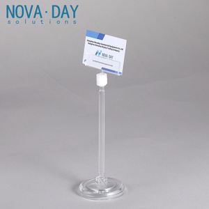 Novaday Supermarkt Draaibare Plastic Doorzichtige Pop Clips Prijskaartje Display Rack Adverteren Display Bord Houder - Product Image 3
