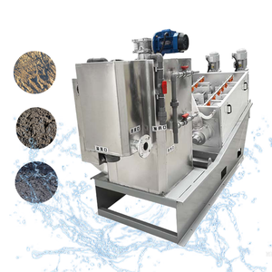 Deshidratador de Lodos Automático de Acero Inoxidable de Alta Calidad, Maquinaria de Tratamiento de Aguas, Máquina Industrial de Deshidratación de Lodos - Product Image 1