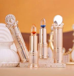 Lápiz Labial Transparente con Cambio de Color en 3D Chapado en Oro <span class=keywords><strong>AGAG</strong></span>, Bálsamo Labial Mágico con Hoja de Oro Gutaro Transparente con Espejo - Product Image 3