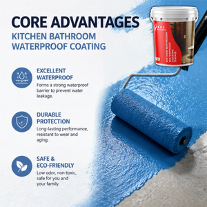 Revêtement de sol en polyuréthane imperméable, auto-nivelant, haute brillance, sans joint, pour cuisine <span class=keywords><strong>et</strong></span> salle de bain - Product Image 2