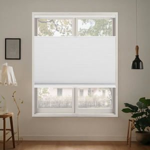 ستائر خلوية بدون حفر تعمل من الأعلى إلى الأسفل، ستائر خلية النحل مخصصة الحجم آمنة للنوافذ الداخلية، ستائر تعتيم للنوافذ - Product Image 1