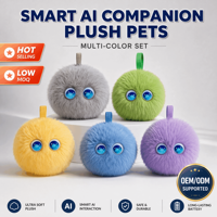 Jouet de bureau électronique en peluche AI avec fonctions musicales, chant et conversation, en peluche douce pour un sommeil apaisant, vente en gros