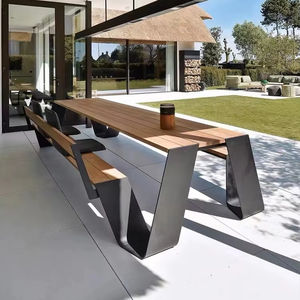 Mesa de Parque de Acero Inoxidable y Aleación de Aluminio para Exteriores XY Best - Product Image 1