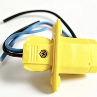 Connecteur de prise de charge pour tricycle agricole avec bride de fixation pour accessoire de remplacement électrique de tricycle agricole