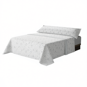 Super Offre : Ensemble de literie 3 pièces en microfibre polyester comprenant drap-housse, drap plat et 1 taie d'oreiller (en option) - Product Image 1