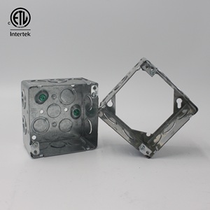Caixa de Conduíte de Aço Galvanizado Soldada Quadrada de 4 Polegadas 52171-K, Personalizável, à Prova de Intempéries, Caixa de Tomada Elétrica com Aterramento Elevado - Product Image 2