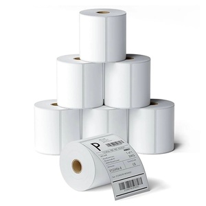 กระดาษสติกเกอร์กาวร้อนสำหรับพิมพ์บาร์โค้ดสำหรับการจัดส่ง - Product Image 6