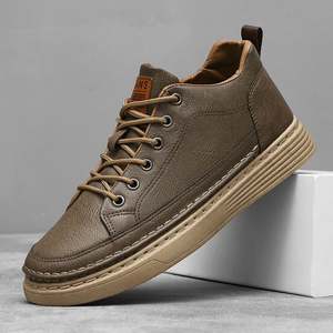 1 1 nuevos zapatos antideslizantes impermeables transpirables versión coreana de zapatos de tabla casuales negros para hombres - Product Image 6
