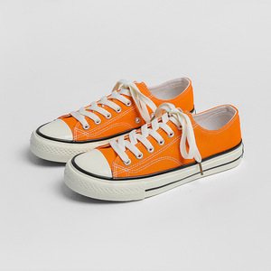 Baskets en toile à carreaux blancs de haute qualité pour femme et unisexe, <span class=keywords><strong>espadrilles</strong></span> vulcanisées élégantes à lacets, semelle intermédiaire en EVA, semelle extérieure en caoutchouc - Product Image 3