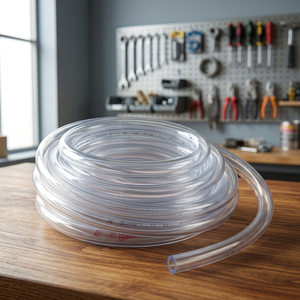 Tuyau d'irrigation en PVC transparent Almighty Exports, résistant au froid et à la chaleur, flexible, diamètre 6 mm, tube industriel à découper - Product Image 2