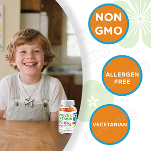 Vitahealthy <span class=keywords><strong>Kids</strong></span>, Mezcla Diaria de Vitaminas y Minerales en Formato Masticable con Sabores Divertidos para el Crecimiento, Multivitaminas Nutritivas en Gomitas para Niños - Product Image 3