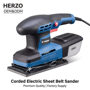 HERZO Power Tools 1/3 ''260W <span class=keywords><strong>Ponceuse</strong></span> à bande électrique filaire 220V Vitesse variable - Product Image 1