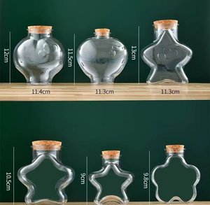 Bán buôn 30ml 50ml Tim Sao nút chai Stopper chai thủy tinh lọ lọ với nút chai có nhu cầu chai - Product Image 4