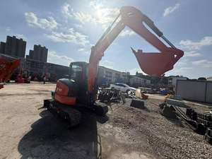 Petite pelle hydraulique sur chenilles Kubota KX165-5 de 6 tonnes d'occasion à forte puissance efficace pour le travail modèle U15 U55 KX163 KX185 - Product Image 3