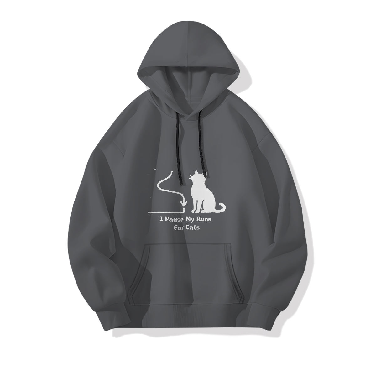 Sudaderas con capucha de gato negro: ropa elegante y cálida para mujer