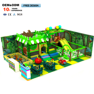 Equipo de Juegos Interior con Temática Natural Personalizado, Tobogán Doble para Niños, Marca Saidi, Material PP, Certificado CE, Máximo - Product Image 4