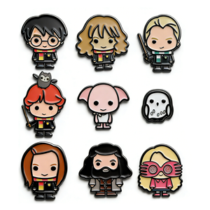 Pins de Solapa de Metal Esmaltado Personalizados con Personajes de Películas Creativas, Insignias de <span class=keywords><strong>Harry</strong></span> <span class=keywords><strong>Potter</strong></span>, Dibujos Animados - Product Image 3