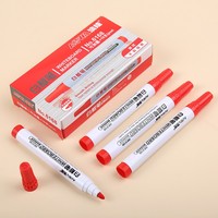 Marqueur Effaçable pour Tableau Blanc à Pointe Large Noir Rouge Bleu Pas Cher, Stylo Noir pour Professeur Idéal pour le Bureau et l'École