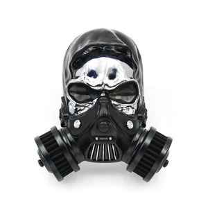 Kit de <span class=keywords><strong>filtre</strong></span> à <span class=keywords><strong>air</strong></span> à haut débit Skull pour moto Softail 2018 et ultérieure, Touring 2017 et ultérieure, en alliage d'aluminium-magnésium HD, admission squelette - Product Image 2