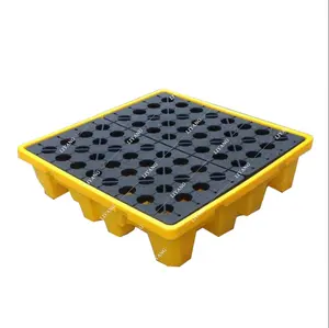 Large 4 Drum 8 Drum Plastic IBC Chemical Anti-spill Pallet Container Durable and Versatile Storage