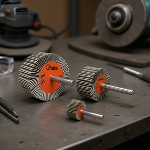 Ttake Flap <b>Wheel</b> 40x30 Mm A80 With Shaft Abrasive Cloth For <b>Grinding</b> - Product Image 3