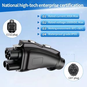 Adaptateur de charge EV CCS2 vers CCS1 pour Chevrolet Bolt, véhicules électriques nord-américains, chargeur rapide DC 350 kW <span class=keywords><strong>Allemagne</strong></span> - Product Image 3