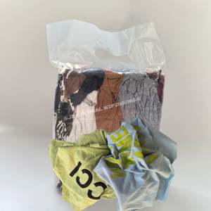 Paños de Limpieza 100% Algodón, Trapos de Camiseta de Colores Variados, Trapos Industriales de Algodón, Trapos Reutilizados para Limpieza - Product Image 1