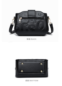 กระเป๋าถือดีไซน์ใหม่สำหรับผู้หญิง กระเป๋าสะพายข้างผู้หญิงขนาดใหญ่หรูหรา พิมพ์ลายตัวอักษร กระเป๋าโท้ทผู้หญิง - Product Image 5