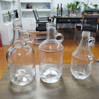 Bouteille d'eau pour vin de Californie de haute qualité en gros, 0,5 L, 1 L, 1,5 L, 2 L, 3 L, 4 L, 5 L, pour vin, spiritueux, liqueur, avec couvercle en plastique