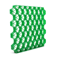 Grille de gazon en plastique HDPE pour aménagement paysager de parking, drainage, résistance à la pression, résistance à l'usure, garantie 5 ans