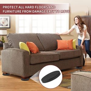 Deslizadores de Fieltro para Muebles en Pisos Alfombrados - Protectores de Muebles Reutilizables de Color Marrón con Diseño Único y Protección Resistente para Superficies Duras - Product Image 4
