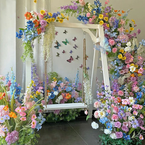 Monet ดอกไม้ประดิษฐ์หน้าต่างตกแต่งอเนกประสงค์ลายดอกไม้ประดิษฐ์สไตล์สวนปรับแต่งได้ตามต้องการสำหรับวันแม่ - Product Image 6